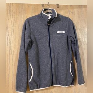 Gray zip up fleece Columbia jacket